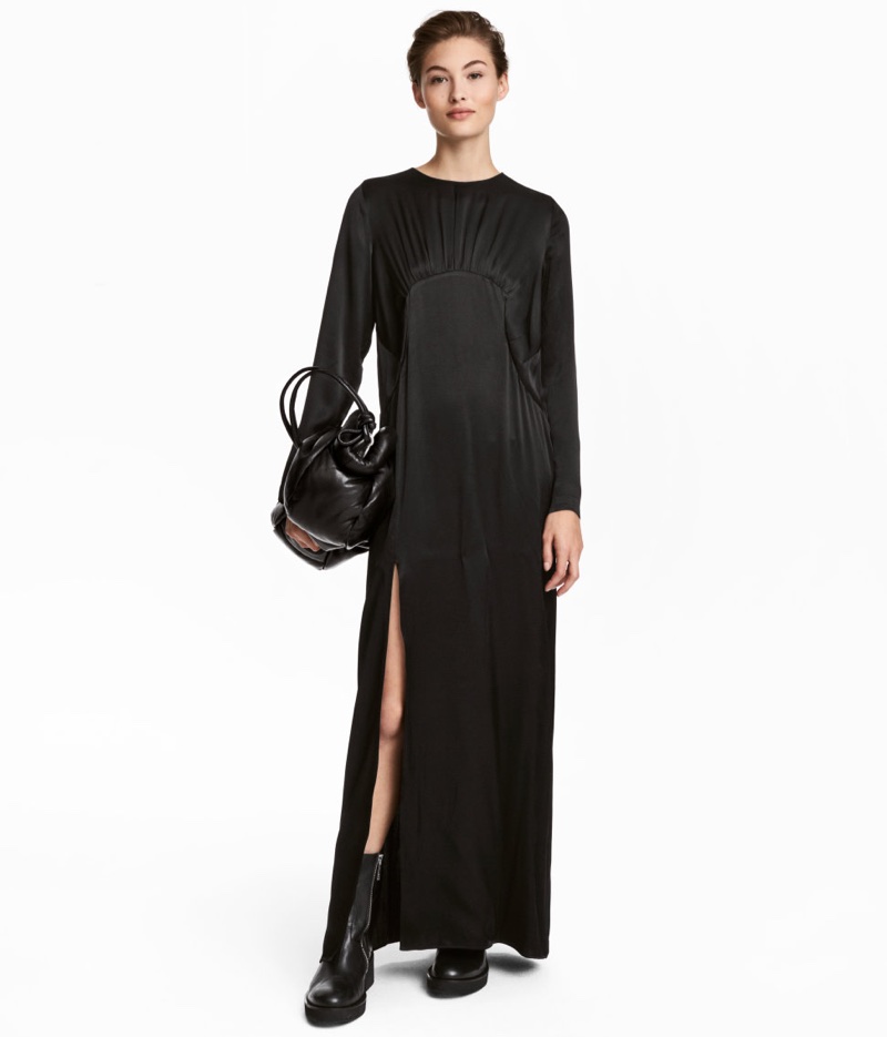 H&M Studio Long Dress with Slit $199