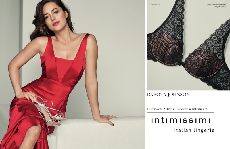 Dakota Johnson fronts Intimissimi's #Insideandout campaign