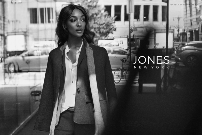 Jourdan Dunn stars in Jones New York fall-winter 2017 campaign