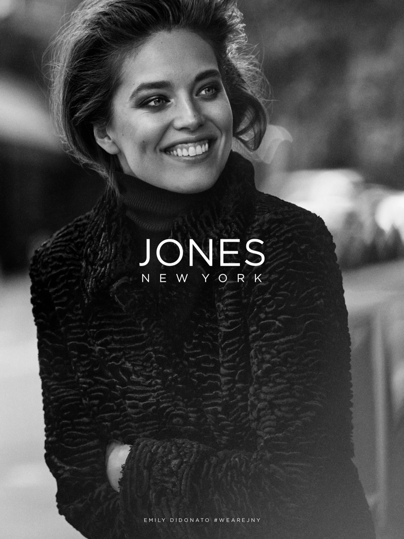 Emily DiDonato fronts Jones New York's fall-winter 2017 campaign