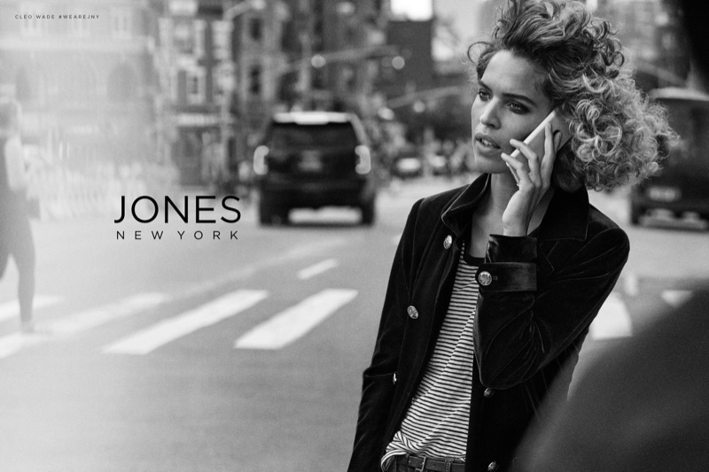 An image from Jones New York's fall 2017 advertising campaign starring Cleo Wade