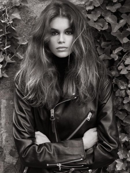 Kaia Gerber Covers Up in Fall Outerwear for Vogue UK
