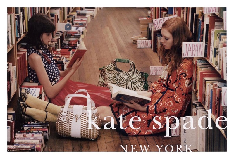 For the spring-summer 2006 campaign, Tim Walker captures Kate Spade girls in a library