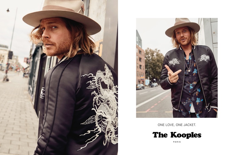 Nick Fouquet stars in The Kooples' fall-winter 2017 campaign