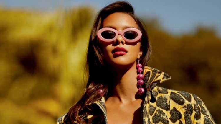 Lais Ribeiro Embraces Bombshell Fashion in Vogue Brazil
