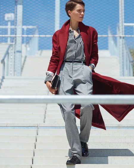 Loane Normand Wears Menswear Inspired Looks for ELLE France Loane Normand Wears Menswear Inspired Looks for ELLE France