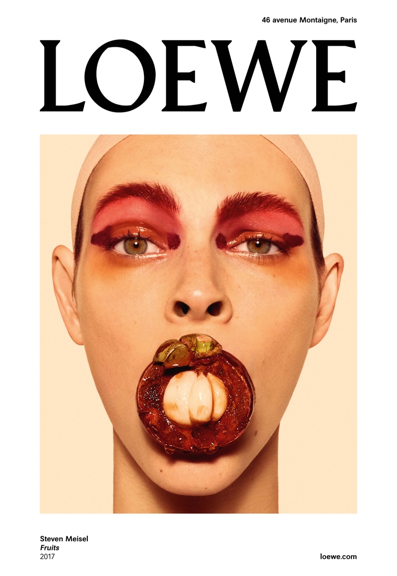 LOEWE features mangosteen in 'Fruits' spring 2018 campaign