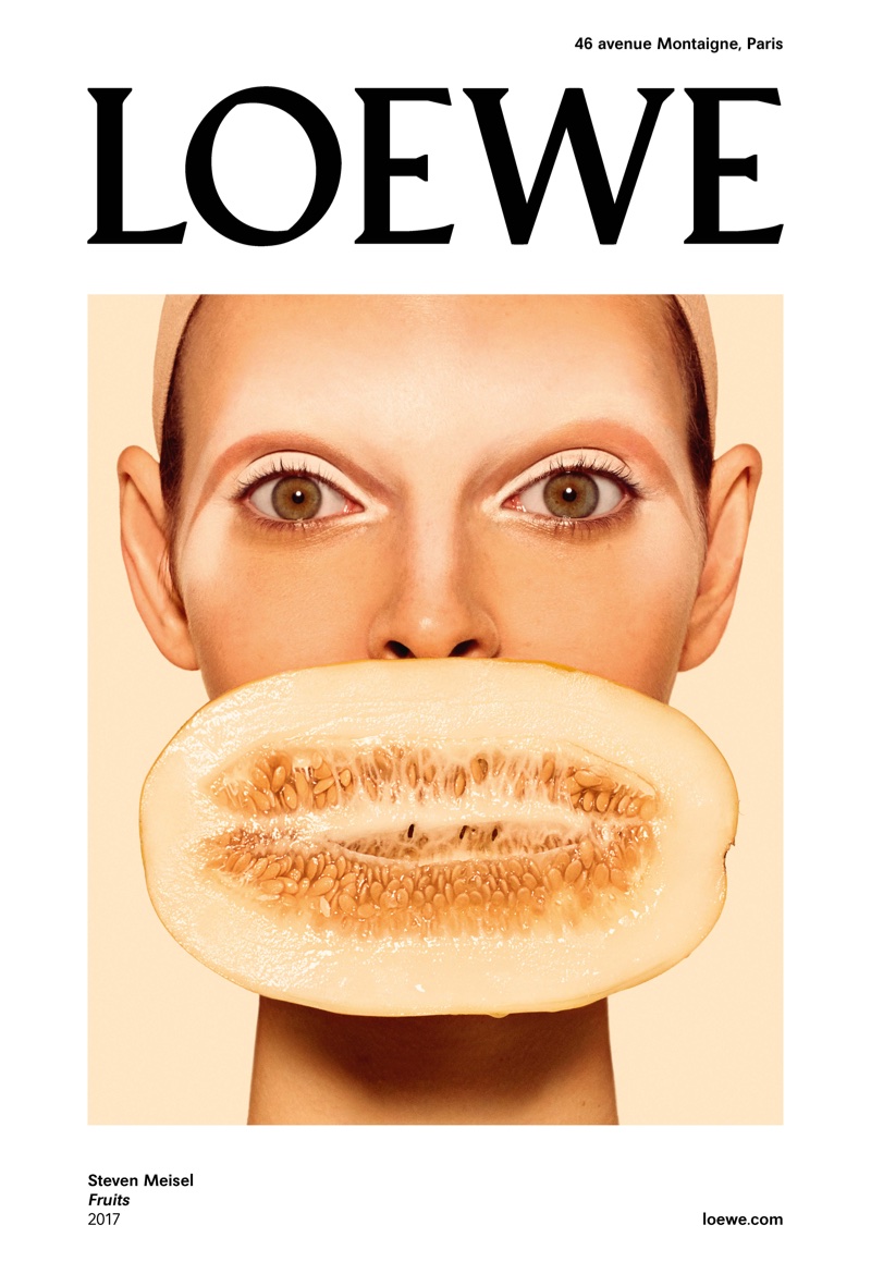 Steven Meisel photographs LOEWE 'Fruits' spring 2018 campaign