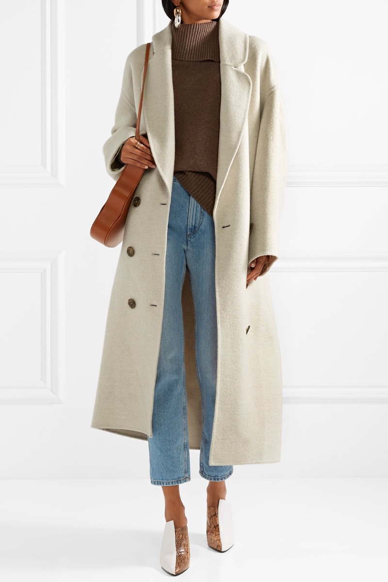 Mansur Gavriel Oversized Wool-Felt Coat $1,295