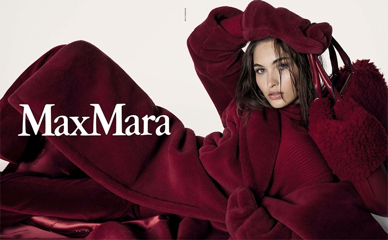 Grace Elizabeth stars in Max Mara's fall-winter 2017 campaign 