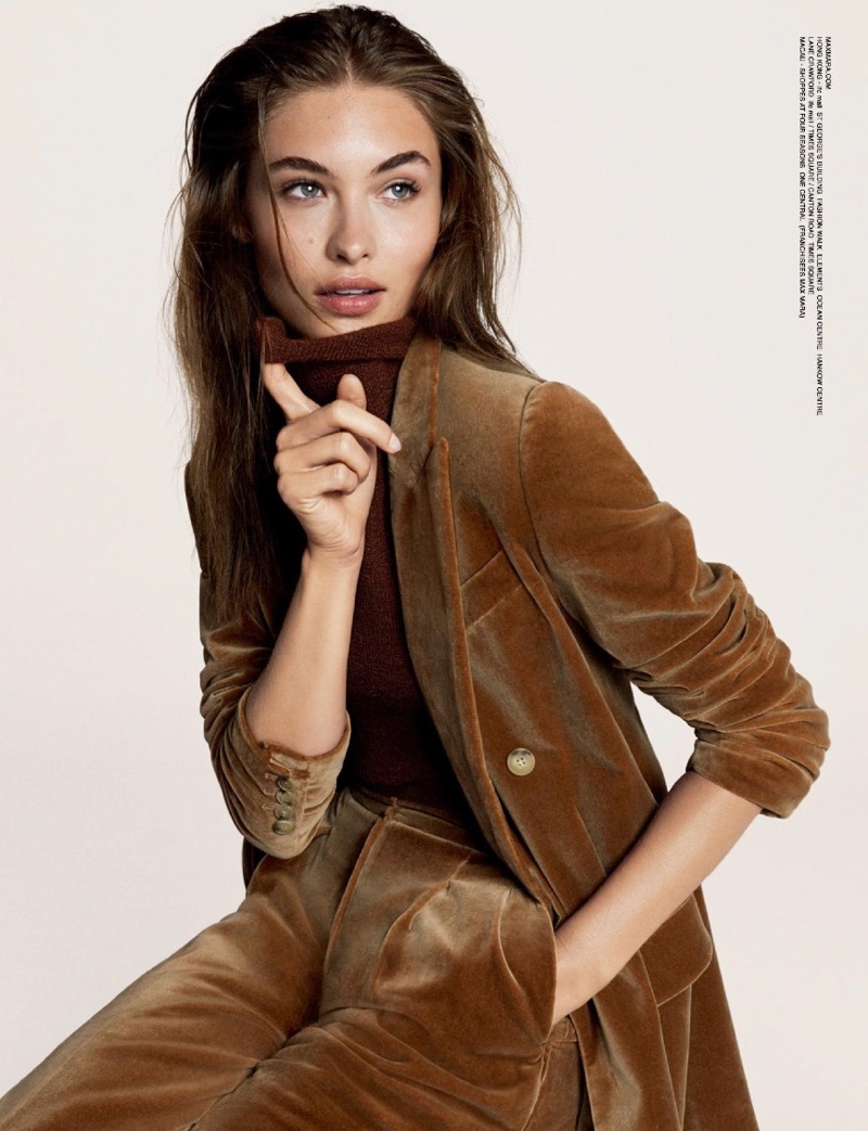 Grace Elizabeth suits up in Max Mara's fall-winter 2017 campaign