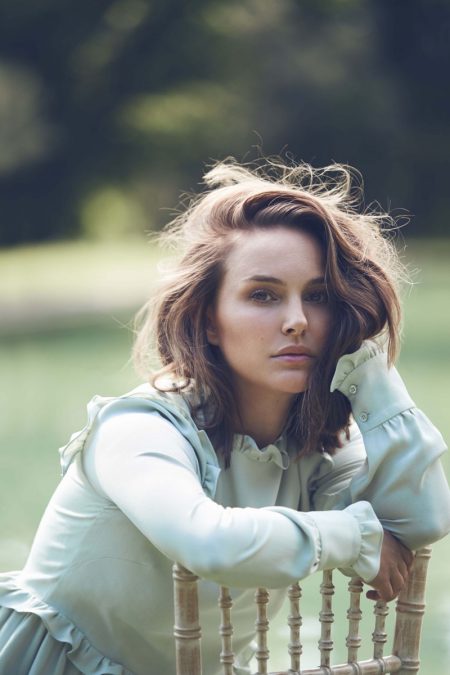 Natalie Portman Charms in Chic Styles for ELLE South Africa Natalie Portman gets her closeup in this shot