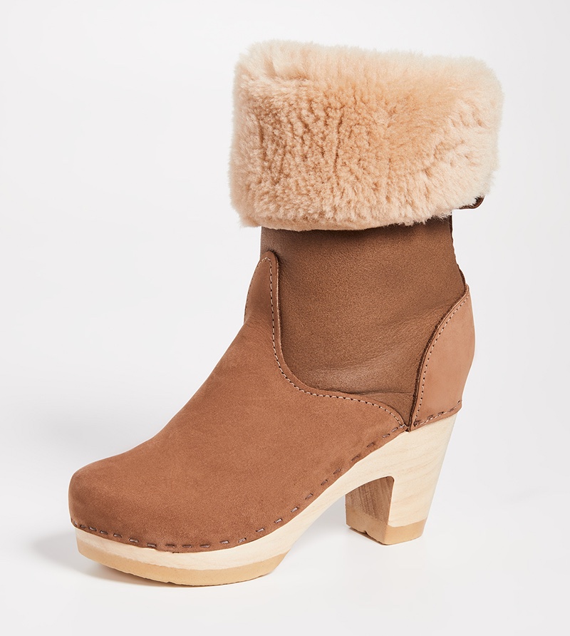 No. 6 Pull On Shearling High Boot $420