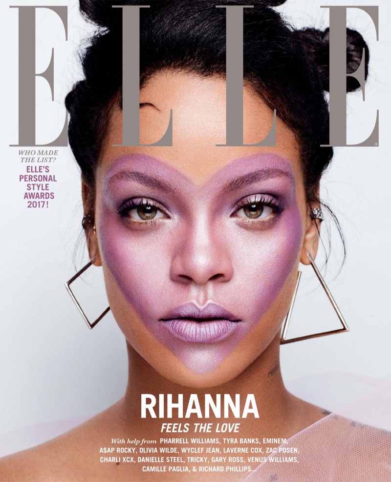 Rihanna on ELLE October 2017 Cover