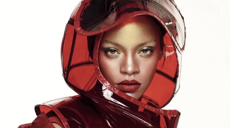 Rihanna Wears Bold Makeup Looks in Elle
