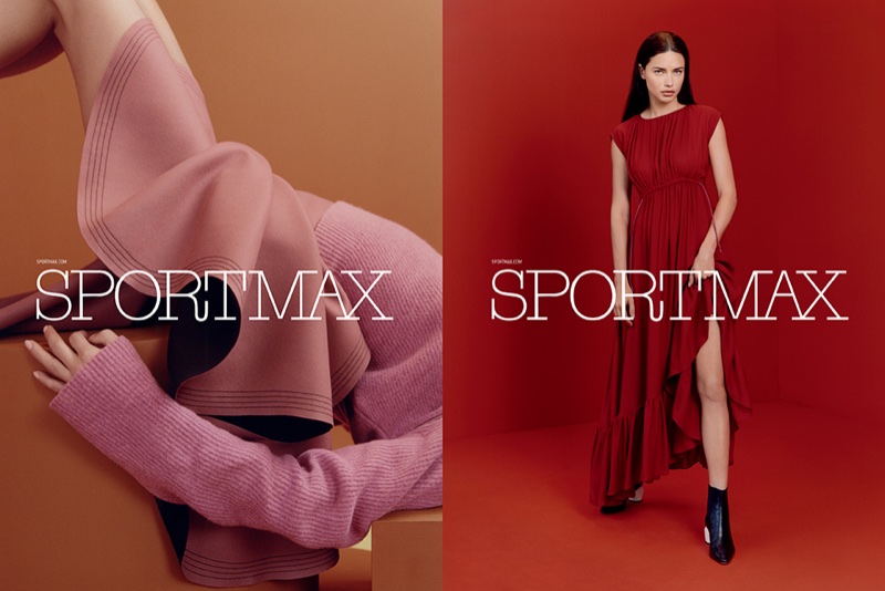 Sportmax taps Adriana Lima for its pre-fall 2017 campaign