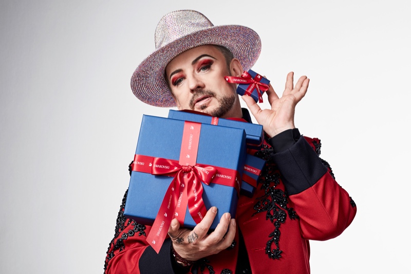 Boy George stars in Swarovski's Holiday 2017 campaign