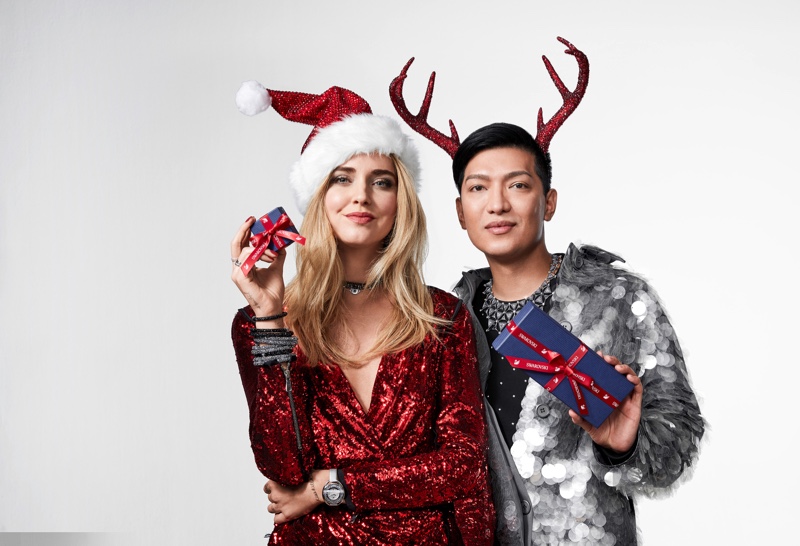 Chiara Ferragni and Bryanboy front Swarovski’s Holiday 2017 campaign