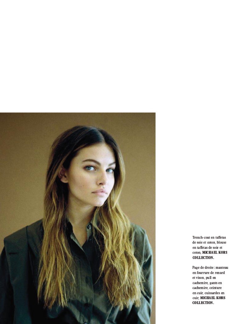 Thylane Blondeau Models Michael Kors' Fall Styles for L'Officiel Paris