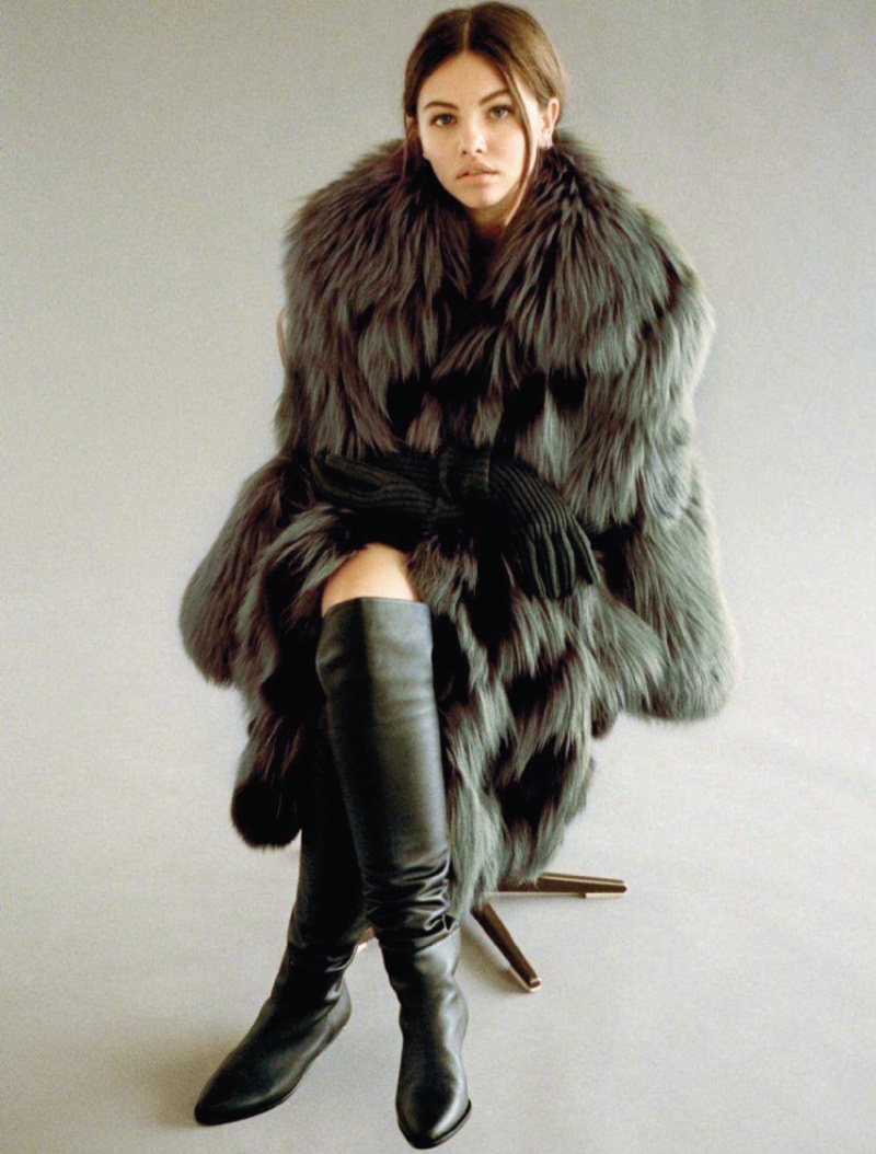 Thylane Blondeau Models Michael Kors' Fall Styles for L'Officiel Paris