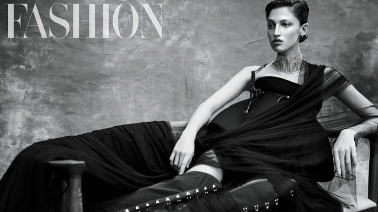 Amber Witcomb Poses in the Fall Collections for FASHION Magazine
