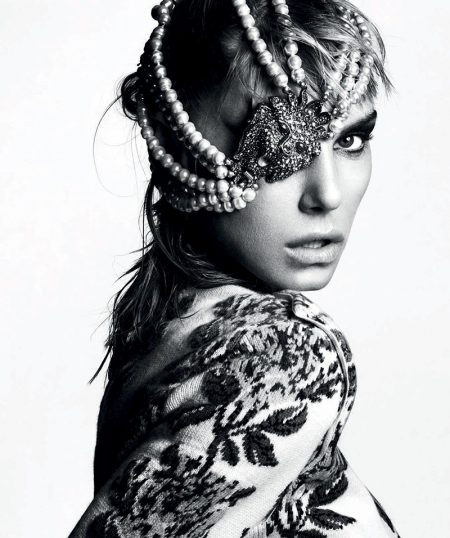 Angela Lindvall Transforms in Statement Looks for Harper's Bazaar Spain Angela Lindvall Transforms in Statement Looks for Harper's Bazaar Spain