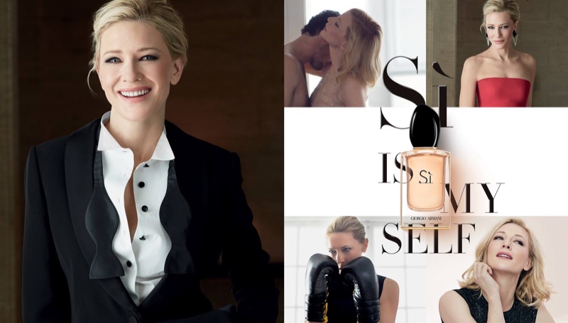 Actress Cate Blanchett stars in Giorgio Armani Si fragrance campaign