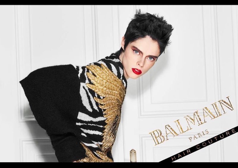 Coco Rocha stars in Balmain Hair Couture Icons campaign