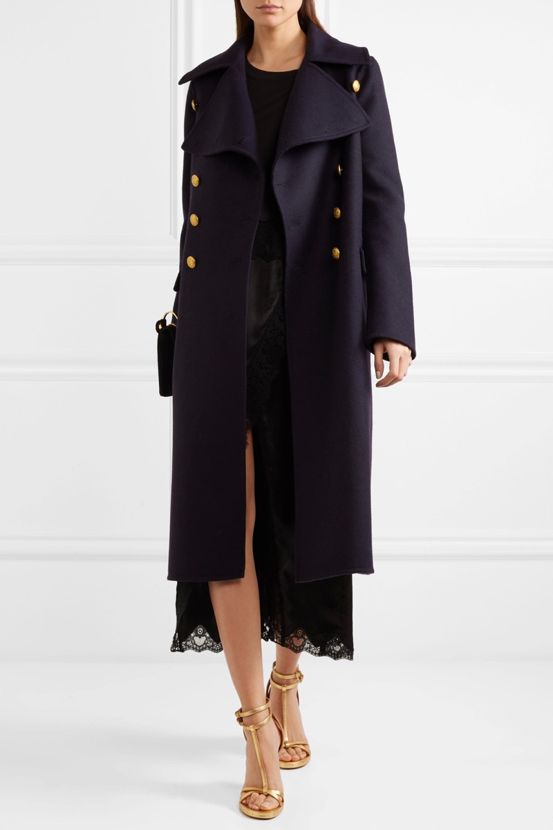 Burberry Wool Felt Coat $1,995