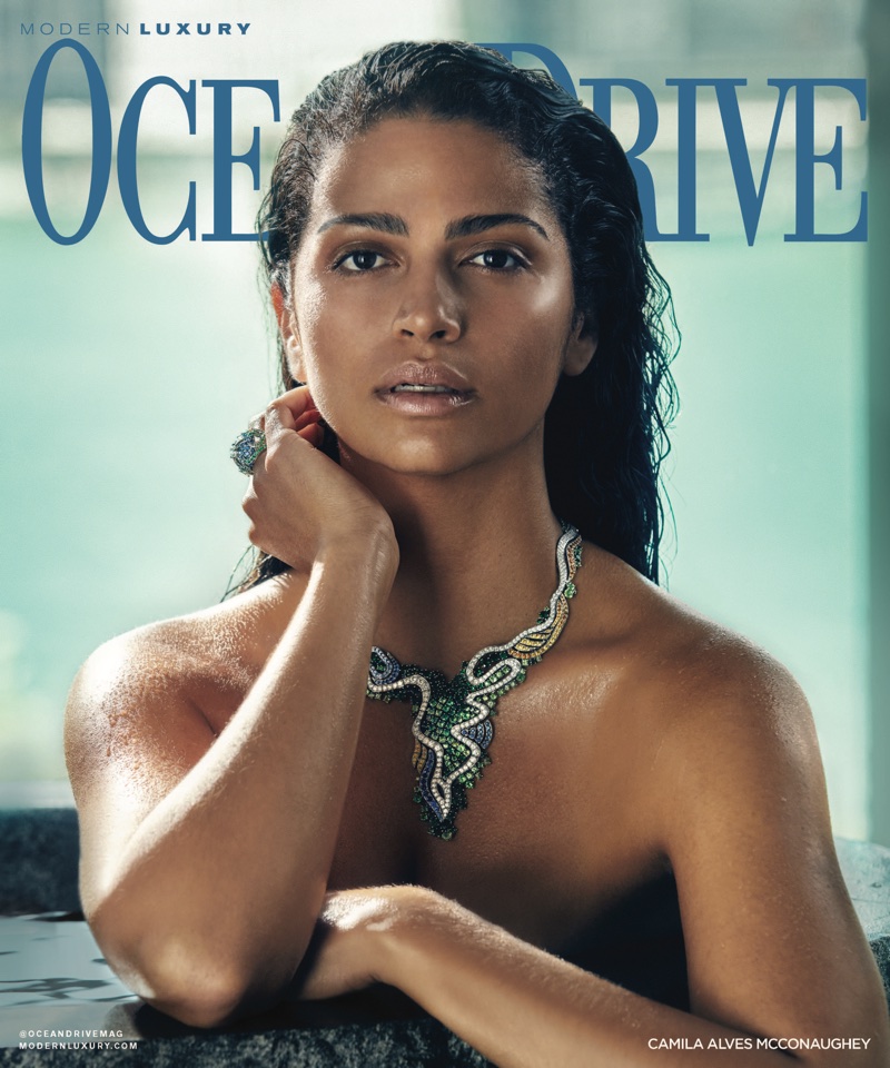 Camila Alves on Ocean Drive Magazine November 2017 Cover