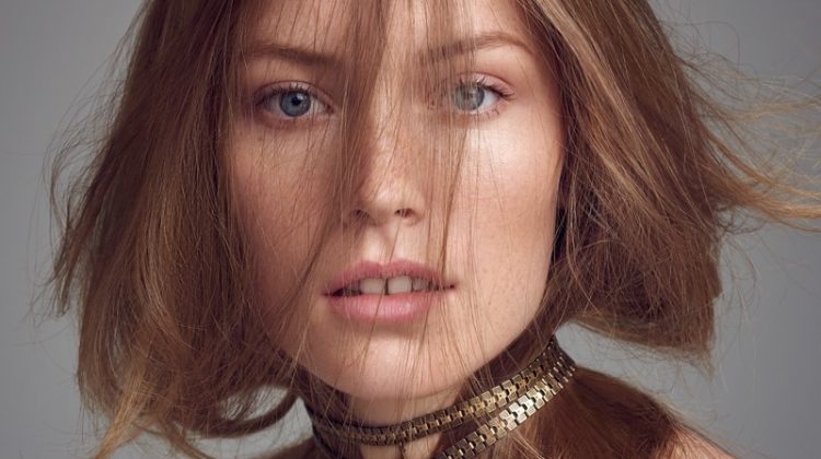 Caroline Lossberg Sparkles in Precious Gems for Harper’s Bazaar Czech
