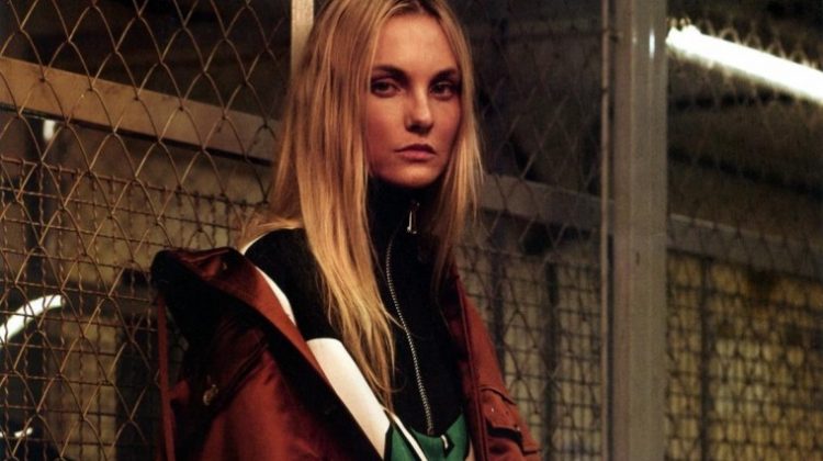 Caroline Trentini Poses in Moto Glam Looks for L’Officiel Brazil