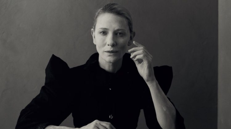 Actress Cate Blanchett poses in So It Goes Magazine