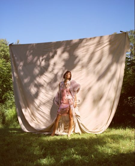 Charlee Fraser Heads Outdoors in Dreamy Looks for ODDA Magazine ...