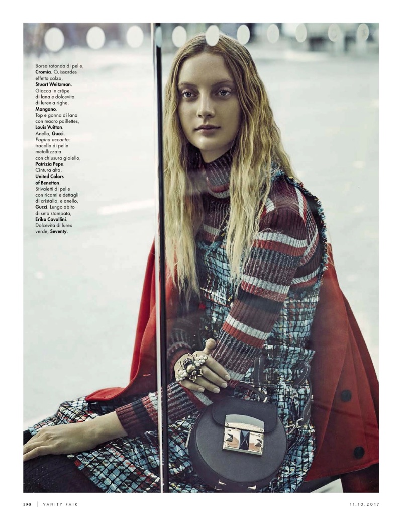 Codie Young Wears Chic City Styles in Vanity Fair Italy