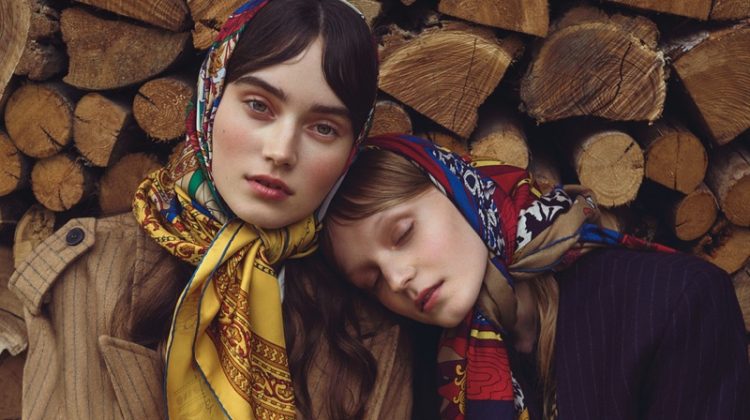 Kinga & Eliza Live the Simple Life in Harper’s Bazaar Czech