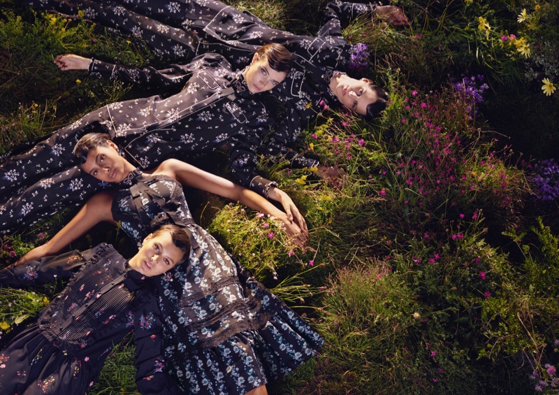 Michal Pudelka photographs ERDEM x H&M campaign