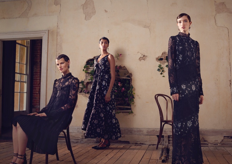 ERDEM x H&M campaign features rich florals and lace