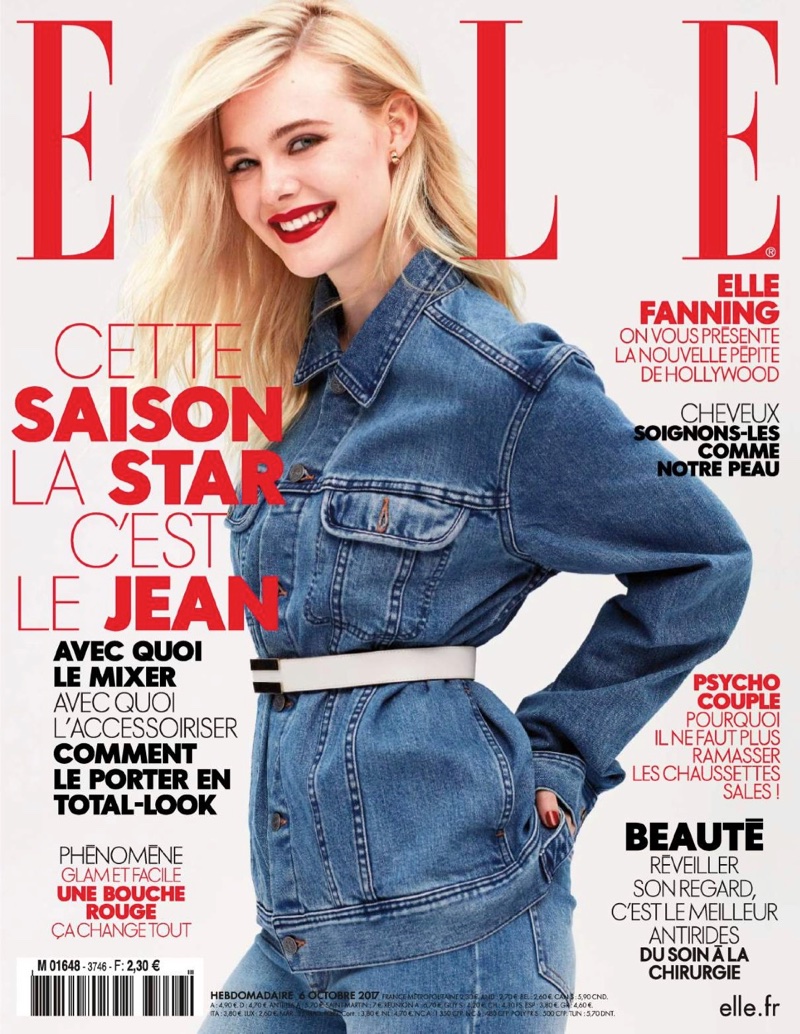 Elle Fanning on ELLE France October 6th, 2017 Cover