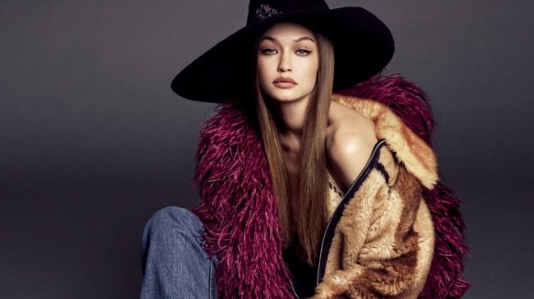 Gigi Hadid Models Super Glam Styles for Vogue Japan
