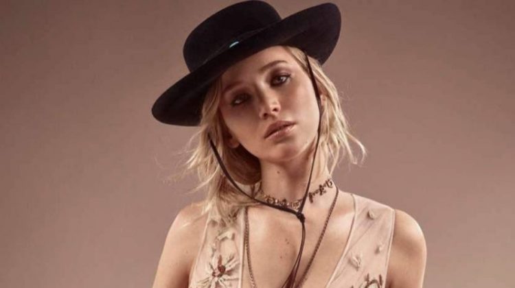 Jennifer Lawrence Looks Western Glam in Dior for ELLE France