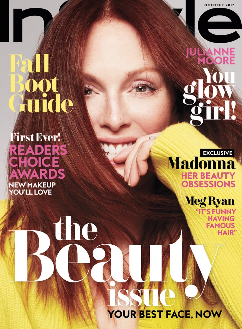 Julianne Moore on InStyle Magazine October 2017 Cover