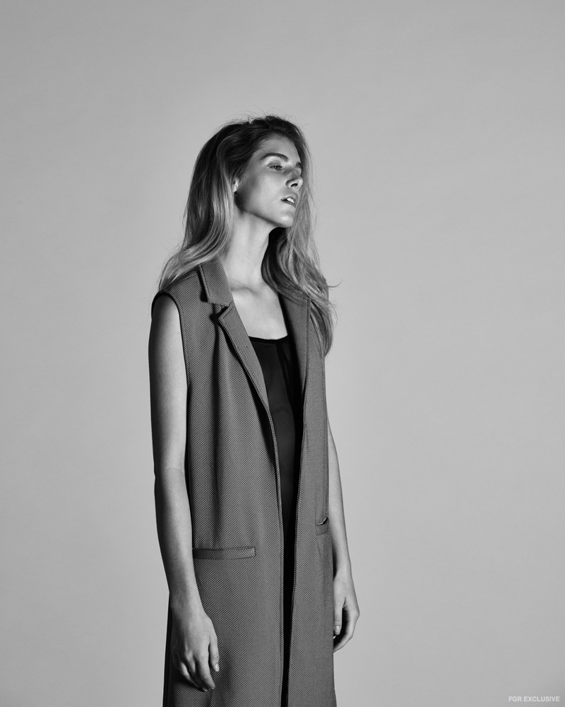 Vest (model's own) and Shirt Zara