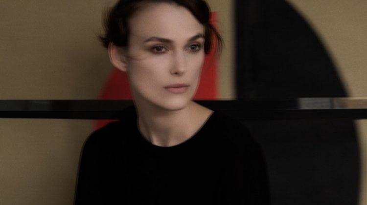 An image from Chanel Gallery advertising campaign starring Keira Knightley