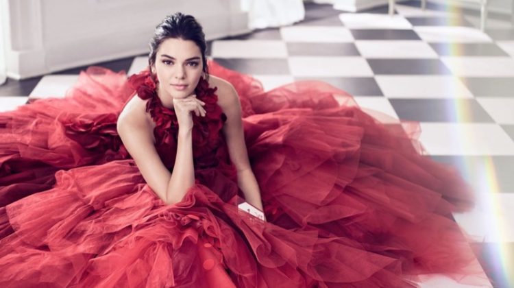Kendall Jenner Gets Into the Holiday Spirit for Estée Lauder Campaign