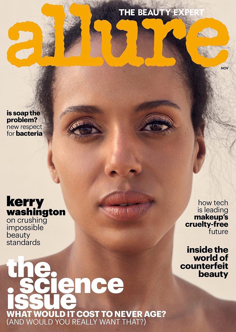 Kerry Washington on Allure Magazine November 2017 Cover