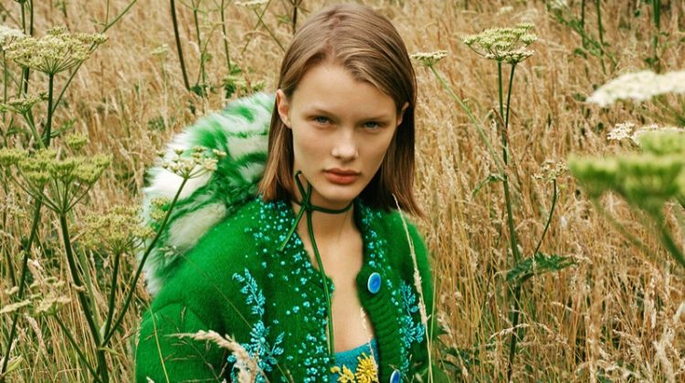 Kris Grikaite is a Nature Girl in Vogue China
