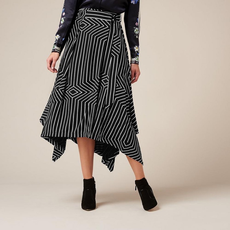 L.K. Bennett x Preen Shelly Print Skirt $295