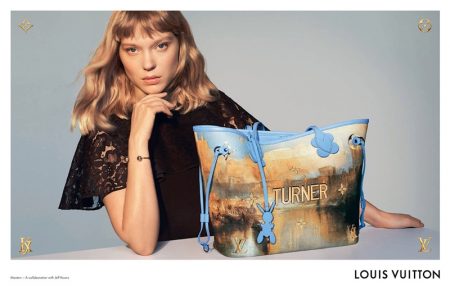 Lea Seydoux Charms in Louis Vuitton x Jeff Koons Campaign Lea Seydoux stars in Louis Vuitton x Jeff Koons campaign