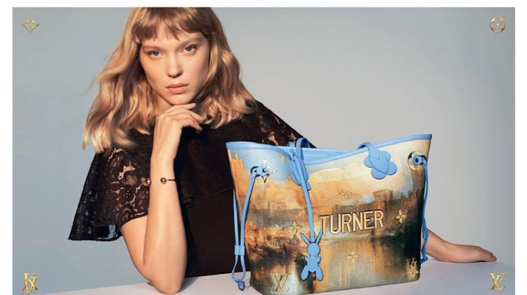 Lea Seydoux stars in Louis Vuitton x Jeff Koons campaign